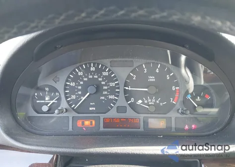 2001 BMW 325I из США, поврежденный, VIN WBAAV33491FU76586